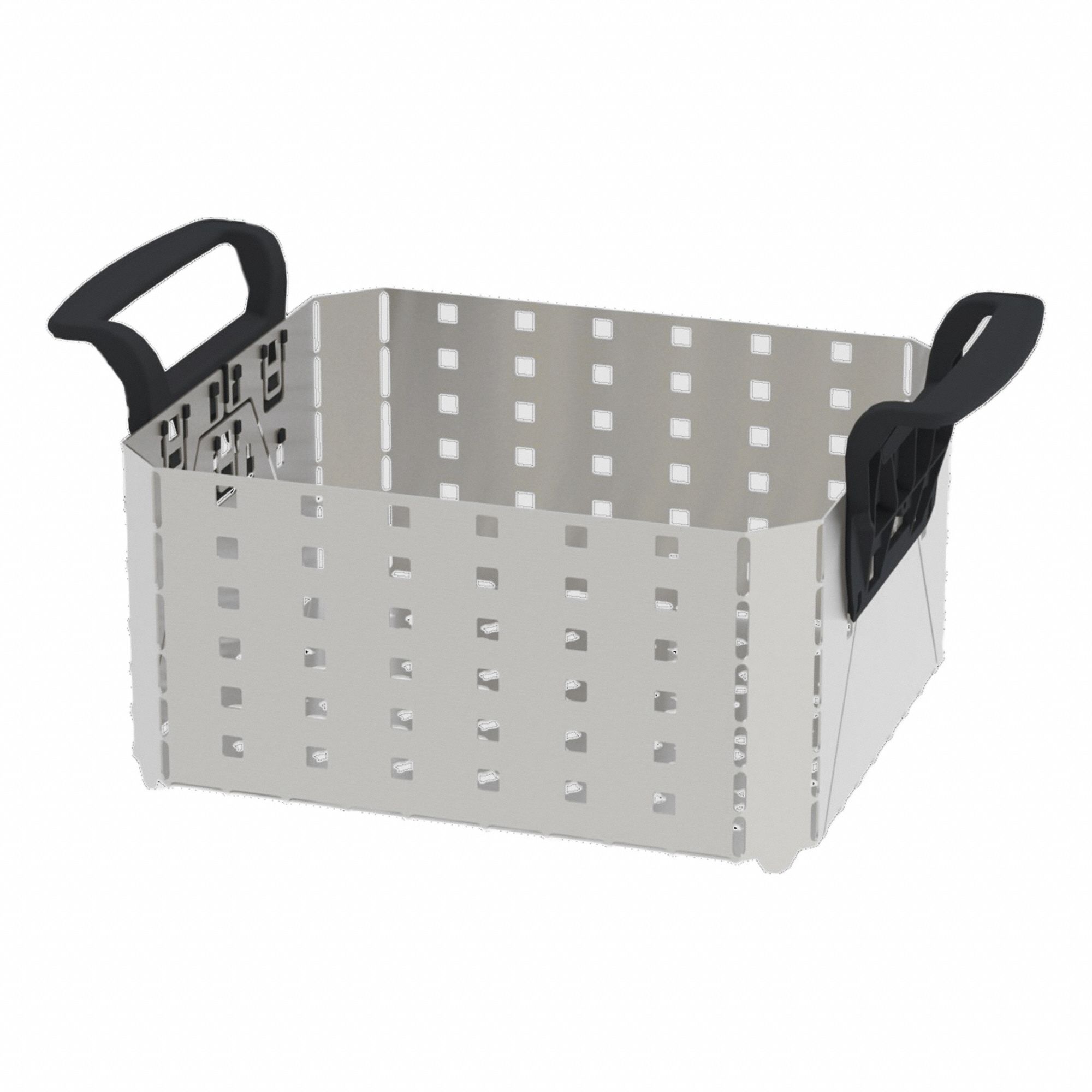 BASKET, 11 IN OVERALL L, 9 3/4 IN OVERALL W, STAINLESS STEEL, P180H
