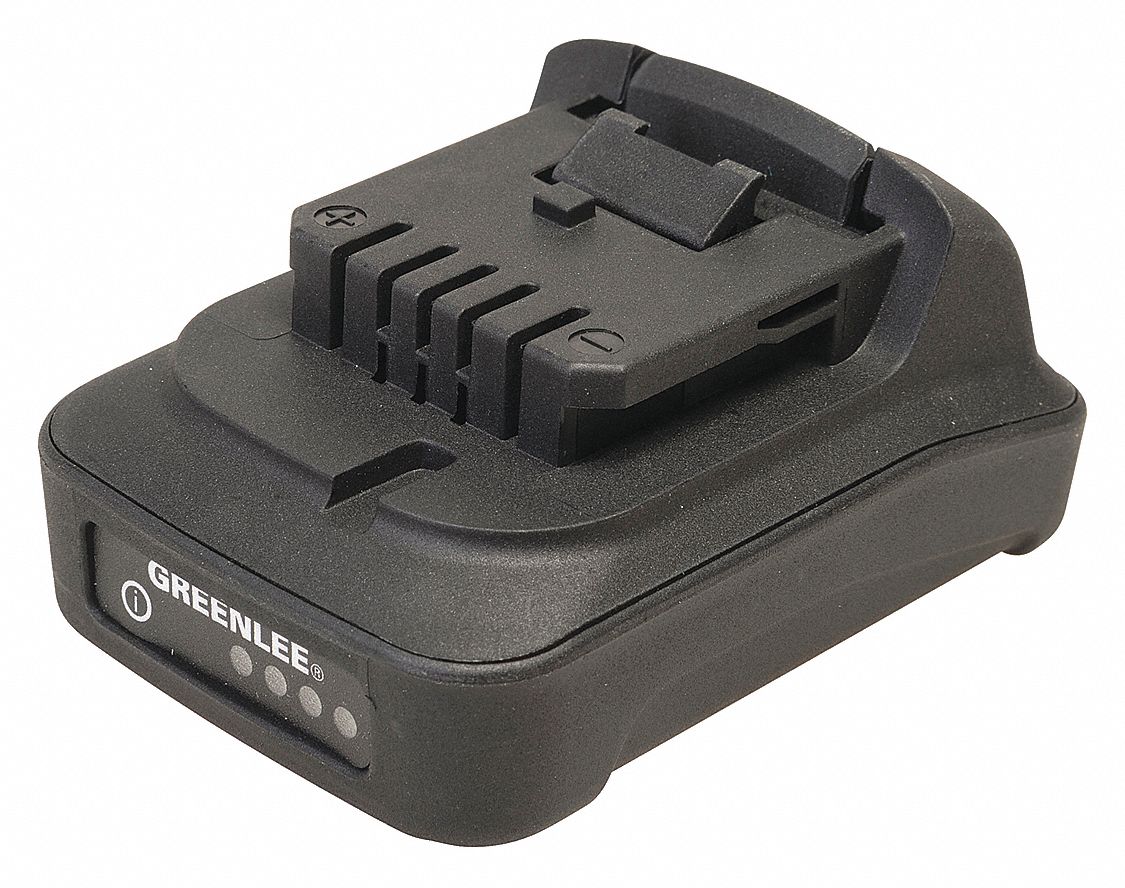 Battery: 1.5 Ah, Battery Included, Tabless, 10.8V DC