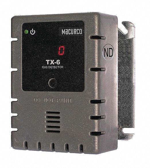 FIXED GAS DETECTOR,LED,GREY