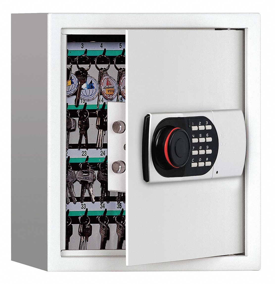 Grainger Approved Key Cabinet Digital Lock 64 Keys 36d051