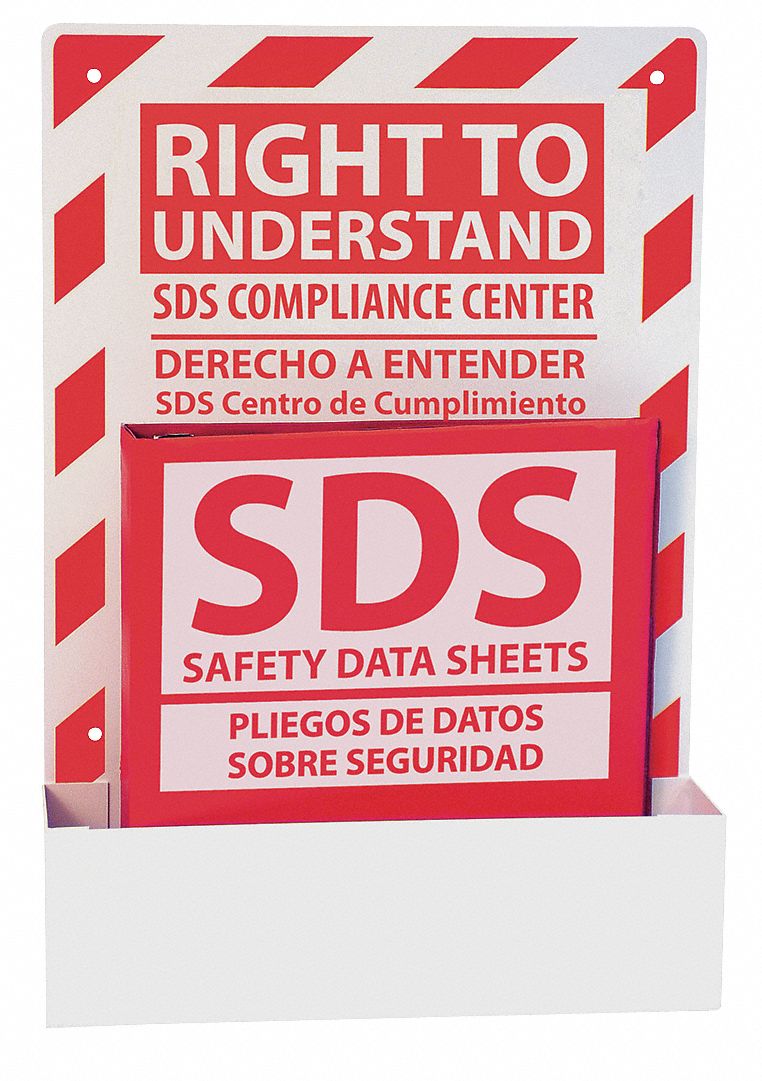 Zing Sds Right To Understand Station English Spanish Includes Center Board Sds Binder Bilingual 36d419 6042 Grainger