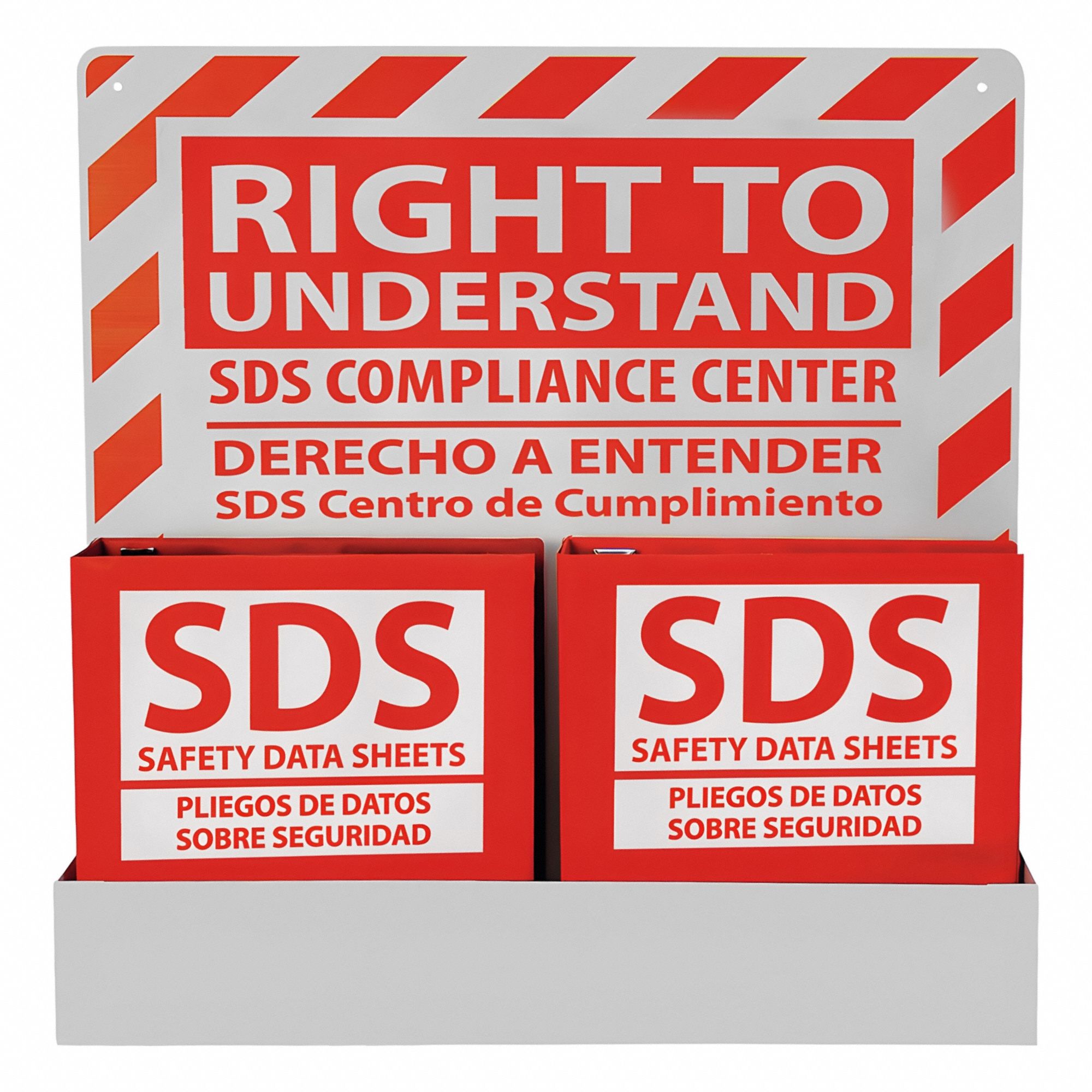 SDS Station: SDS Station, 23 1/4 in Overall Ht, 27 1/2 in Overall Wd, 4 3/4 in Overall Dp, Red/White