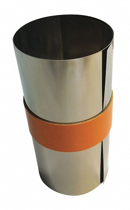 GRAINGER APPROVED 36D830 Shim,Roll,302,Full Hard,6x100" x 0.007
