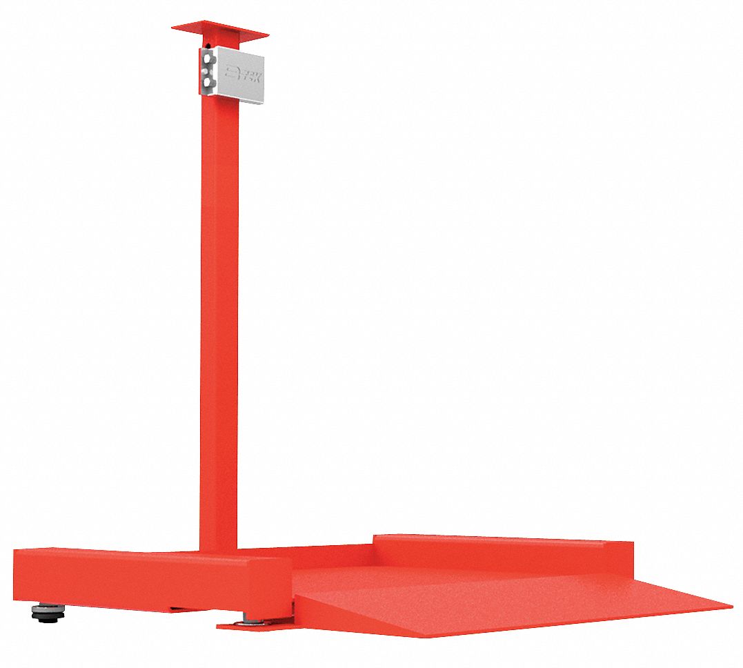 B-Tek Bench Scale: 500 lb WT Capacity, 24 in Weighing Surface Dp, 24 in Weighing Surface Wd, 0.1 lb