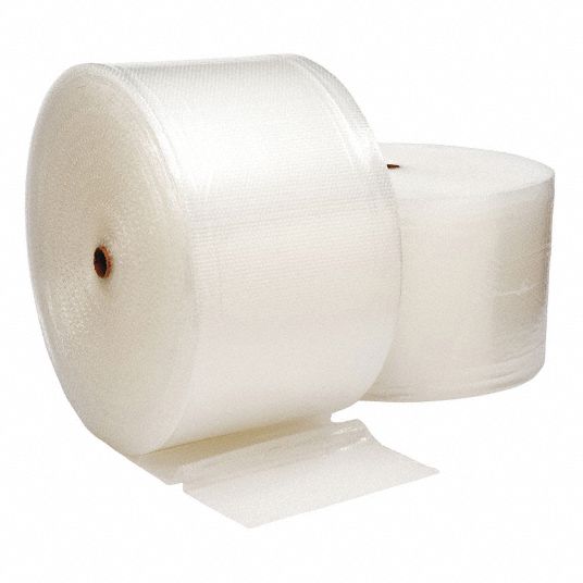 GRAINGER APPROVED Bubble Rolls, NonPerforated, Roll Width 24 in, Roll