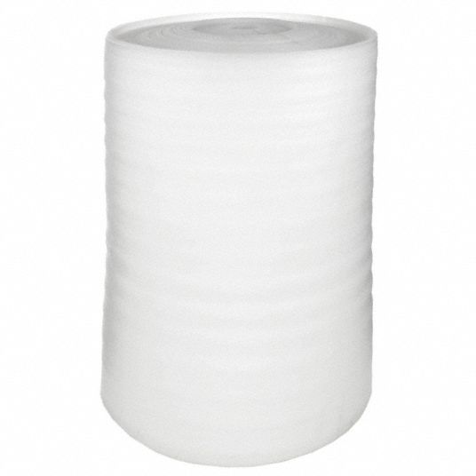 72 x 1/8 x 550' PE Foam Roll (No Slit / No Perf)