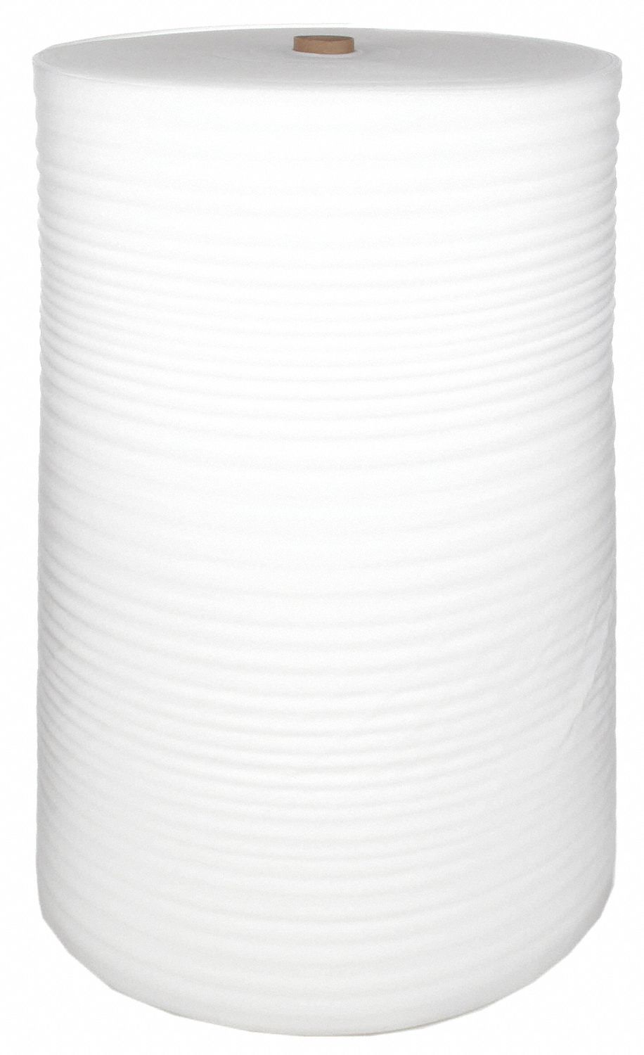 FOAM ROLL, 1/8 IN FOAM THICK, 48 IN ROLL W, STANDARD, 550 FT ROLL L, WHITE