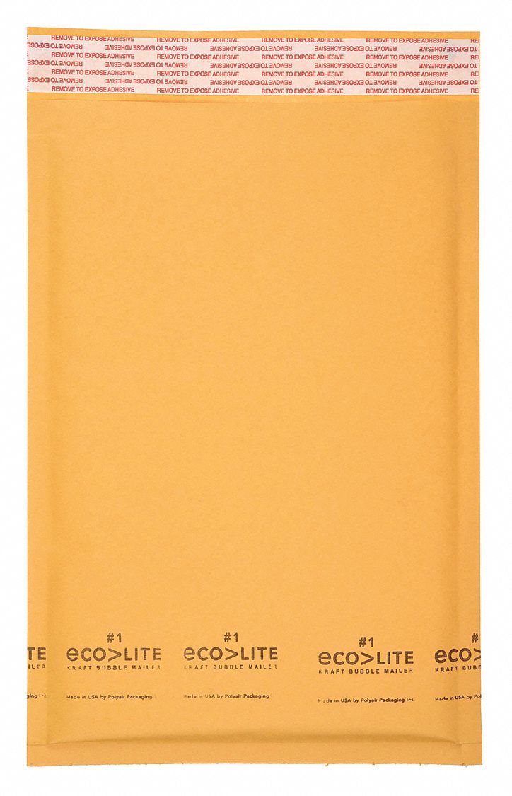 Mailer Envelopes: 6 1/2 in x 10 in, 6 1/4 in x 9 in, #0, 3/16 in Bubble Size, 250 PK