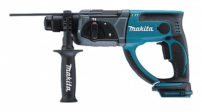 ROTARY HAMMER, CORDLESS, 18V, SDS-PLUS, 4 TO 20 MM, L-SHAPE, 1.4 FT-LB, 4000 BPM