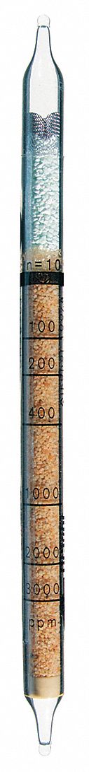 glass Detector  tube, Detects For Alcohols, 100 to 3000 ppm Measuring Range