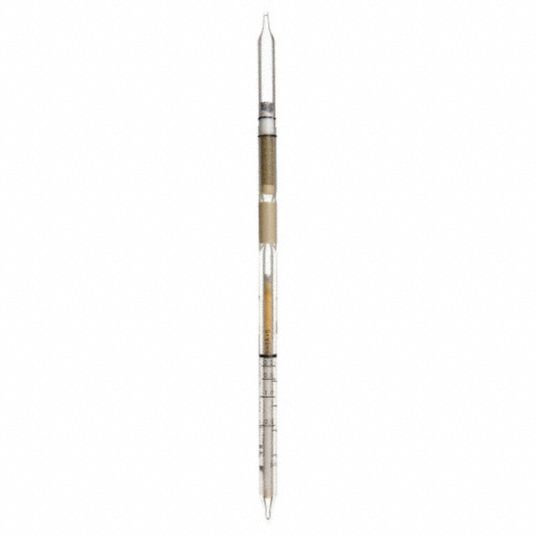 Glass, Reagent Detector Tube, Detects For Methyl Bromide, 0.2 to 8 ppm ...