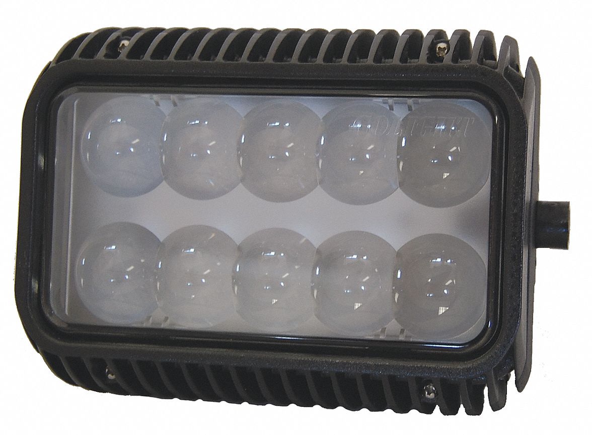 LED Retrofit Insert: Rectangular, LED, 5 in Ht - Vehicle Lighting, Straight Plug
