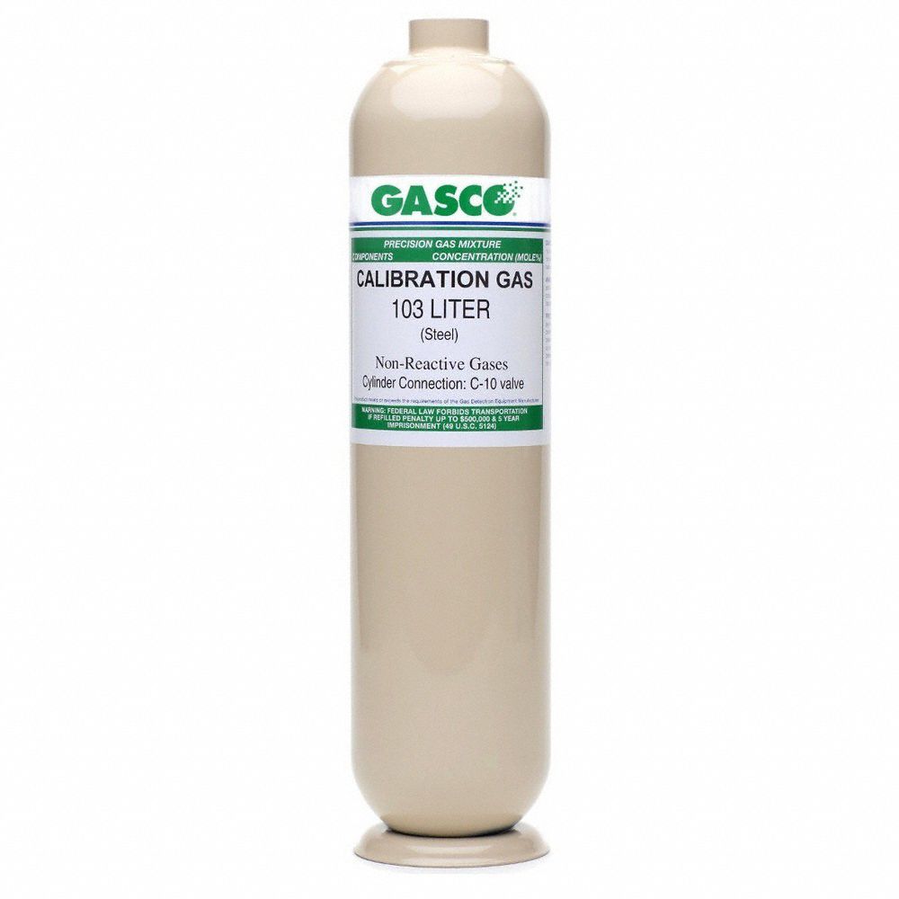 DRAEGER Calibration Gas Carbon Monoxide, 103 L Cylinder Capacity, CO