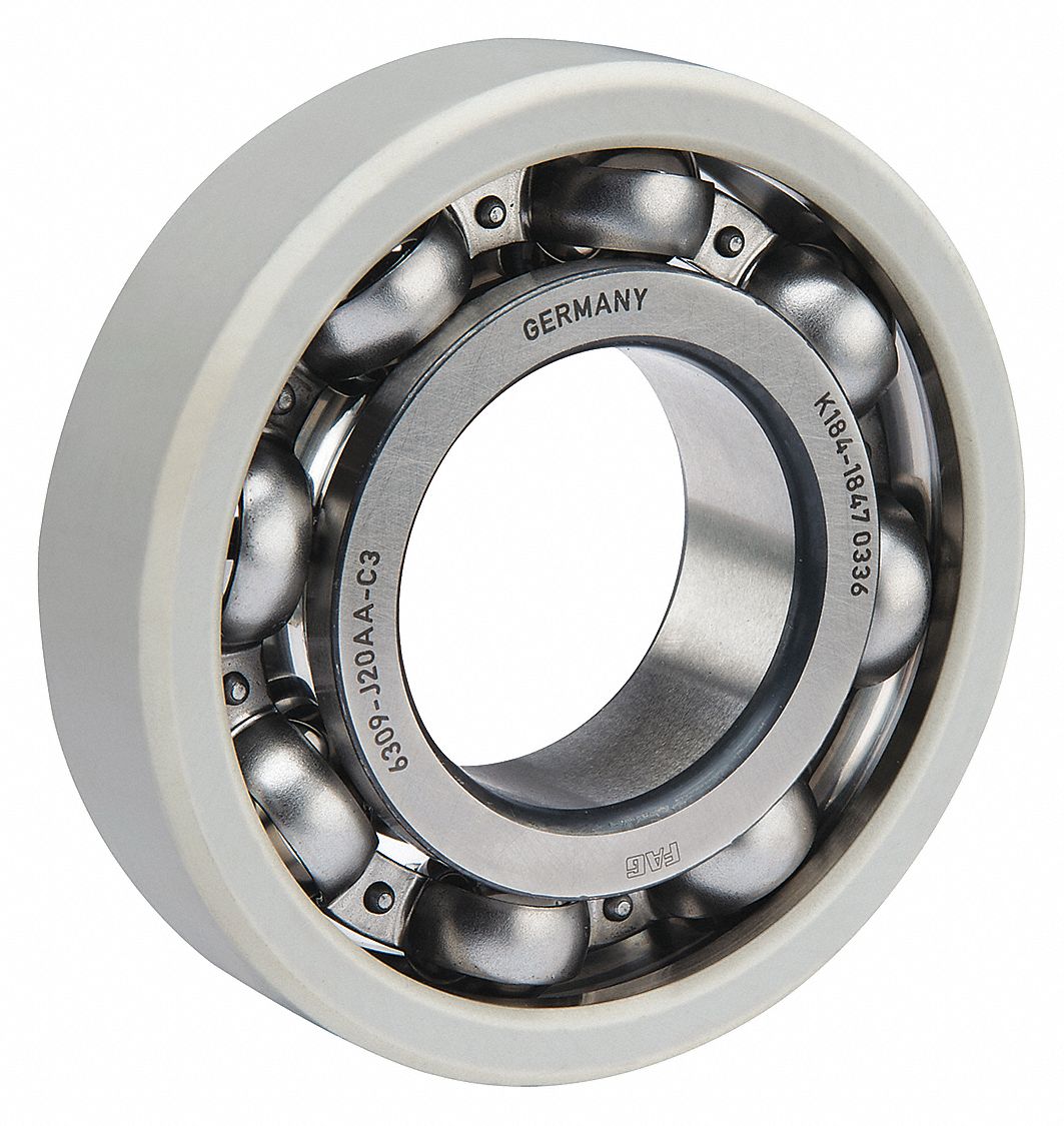 FAG BEARINGS Radial Ball Bearing, Open, 80 mm Bore Dia., 170 mm Outside