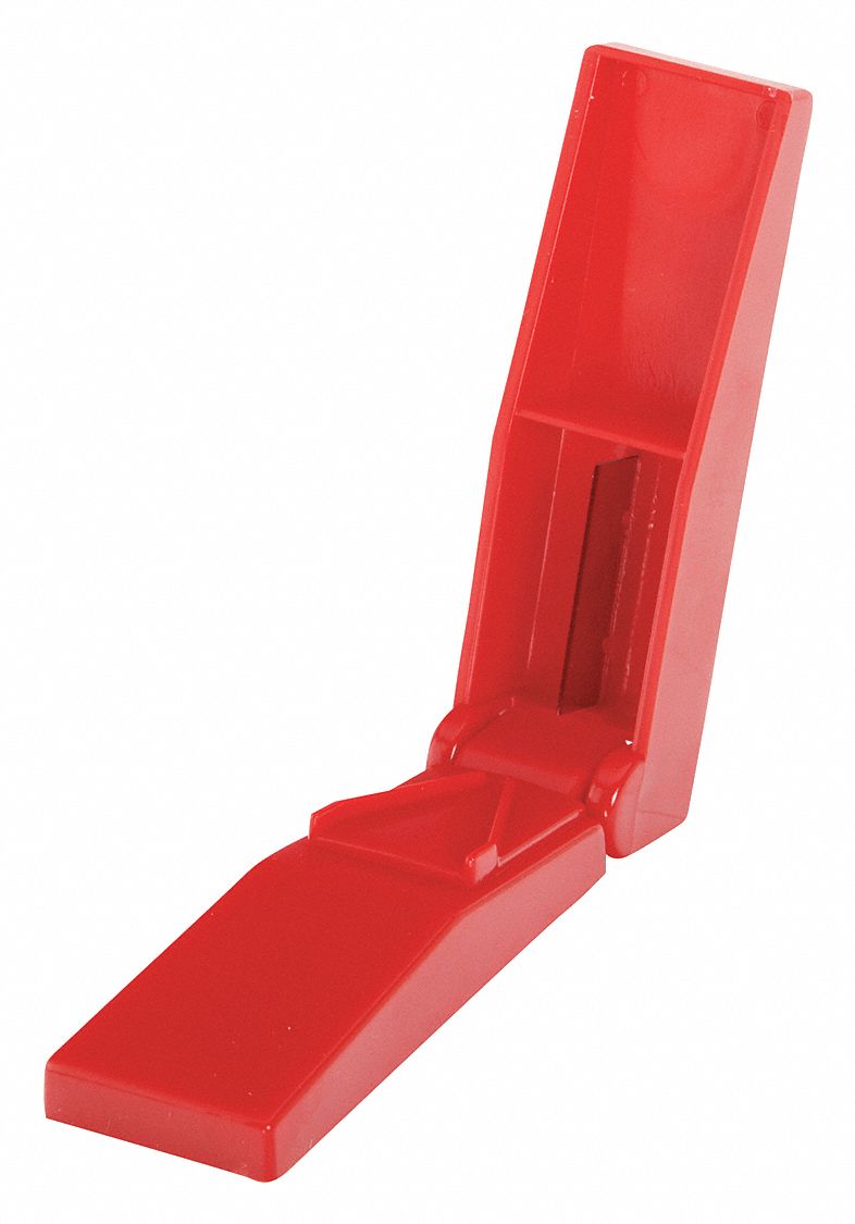 36ED38 - Pill Cutter Red Plastic