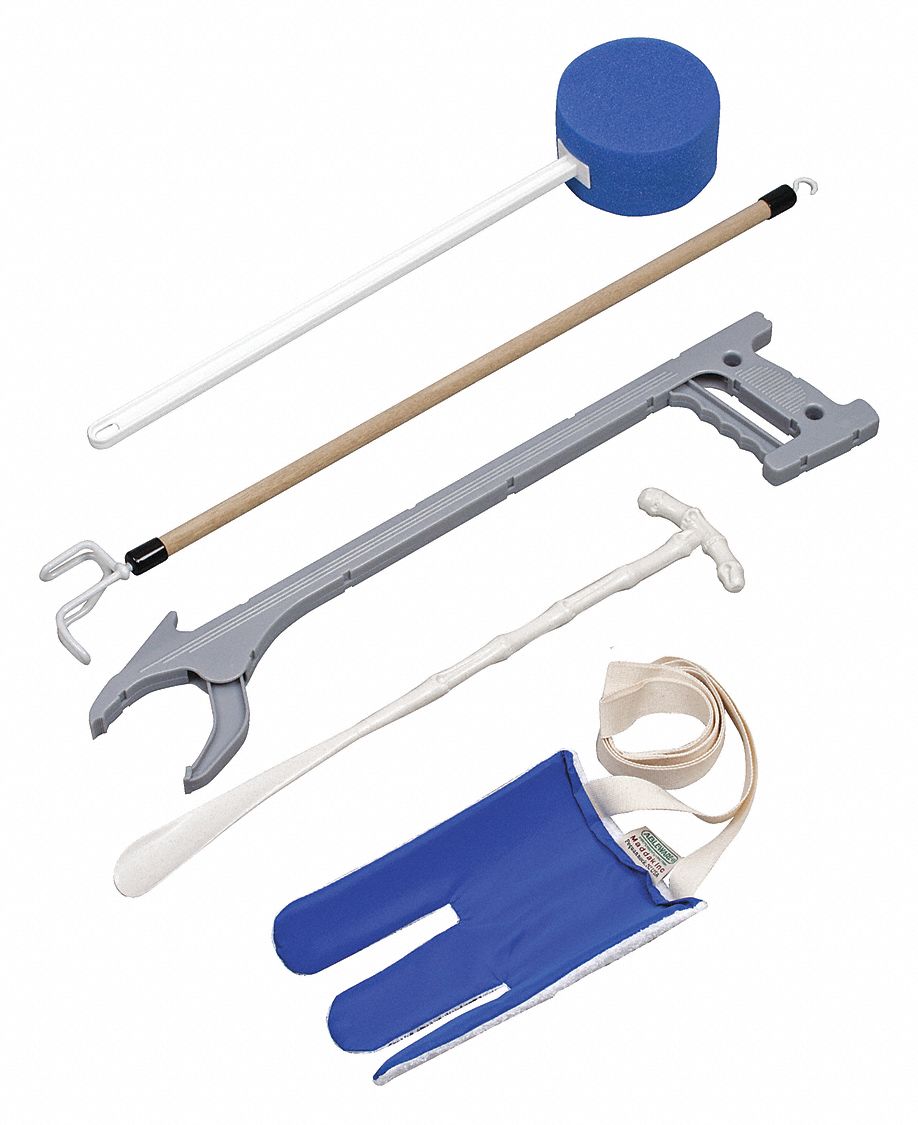 36ED65 - Dressing Aid Kit Blue Plastic/Metal