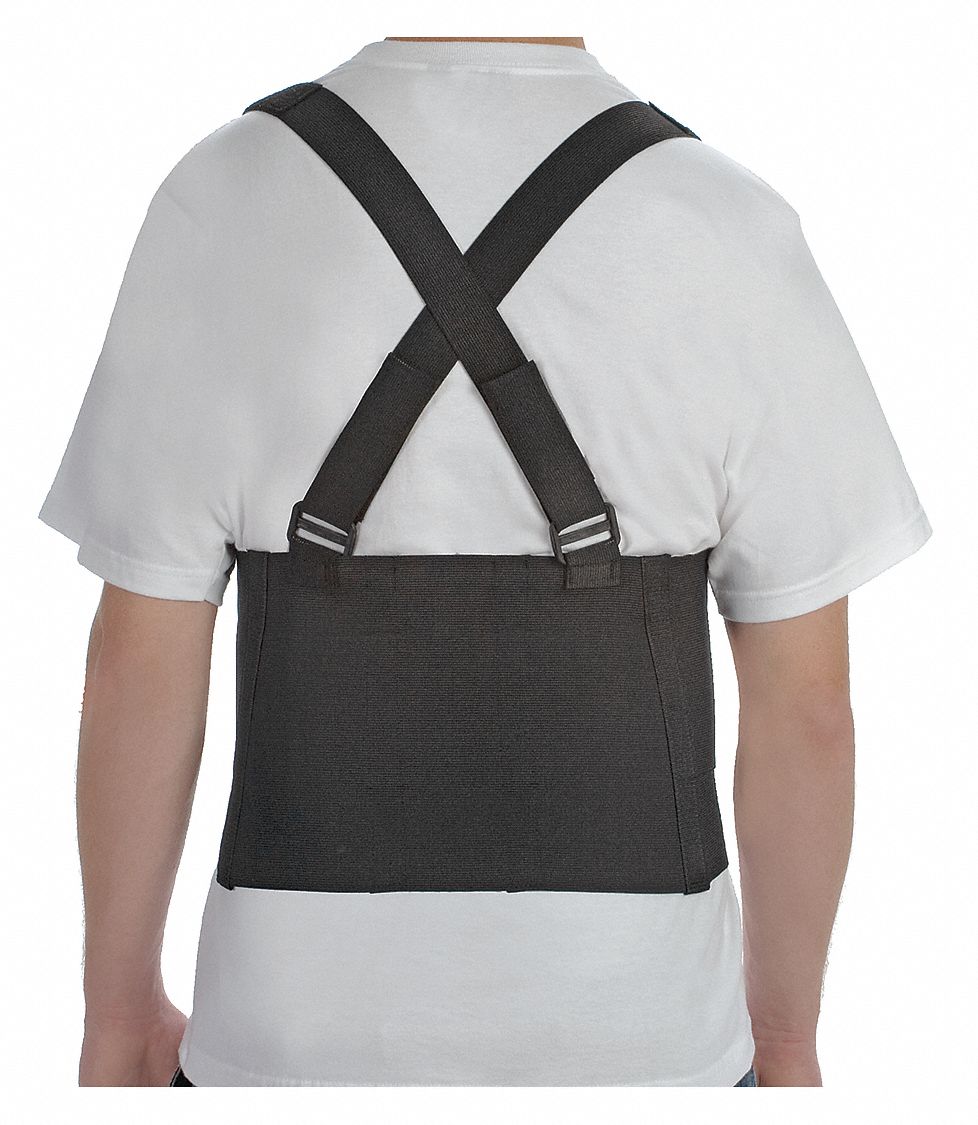 Back Support: XL, Includes Suspenders, Hook-and-Loop