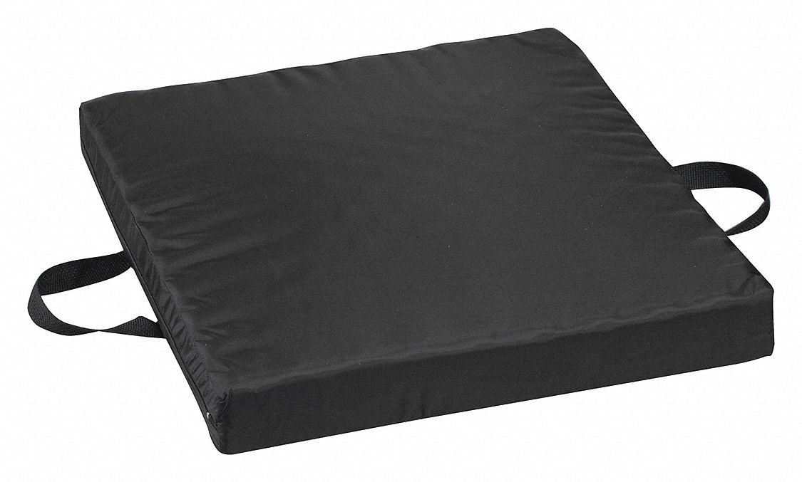 DMI, Black, Nylon, Seat Cushion 36EE3751376370200 Grainger