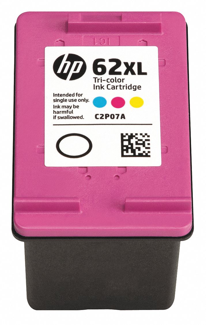 HP HP Ink Cartridge, No. 62XL, Tri-Color - 36EF26|C2P07AN