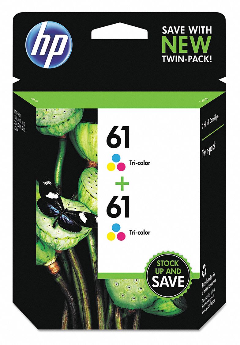 HP Ink Cartridge, TriColor, HP 36EJ08CZ074FN140 Grainger
