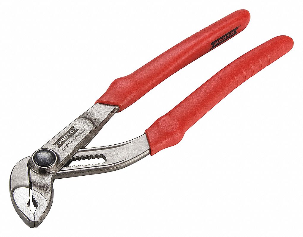 PLIERS, LOCK JOINT, MULTI-GRIP, 9-27/32 X 19/64, FORGED ALLOY STEEL