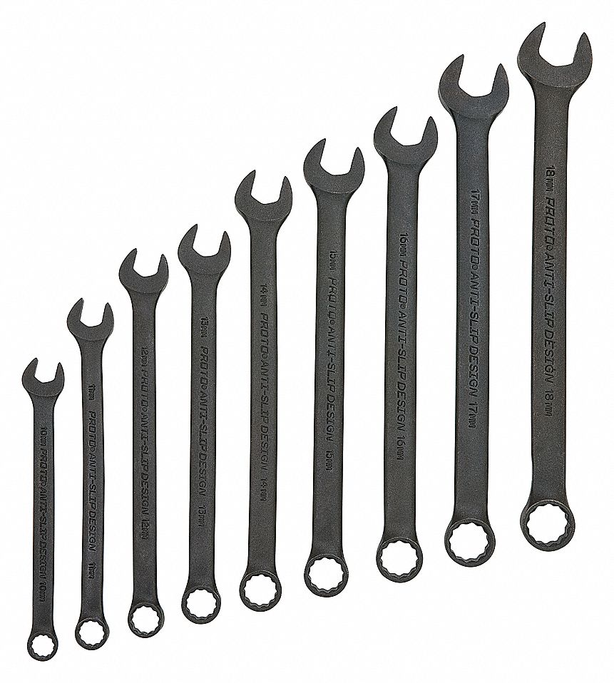 PROTO WRENCH COMBO SET 12PT 18PC FP Combination Wrench Sets