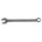 COMBINATION WRENCH, ALLOY STEEL, BLACK OXIDE, 26 MM HEAD SIZE, 14¾ IN OVERALL L, OFFSET
