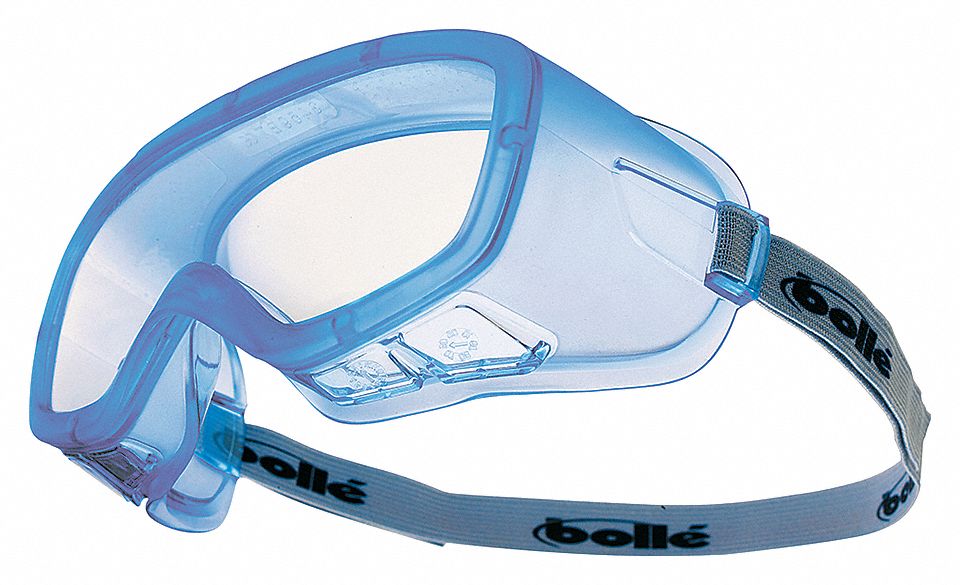 LUNETTES SÉC,SCELLÉ,ANTI-BUÉE,BL CRISTAL,TRANSP,PVC,POLYCARBONATE,NYL