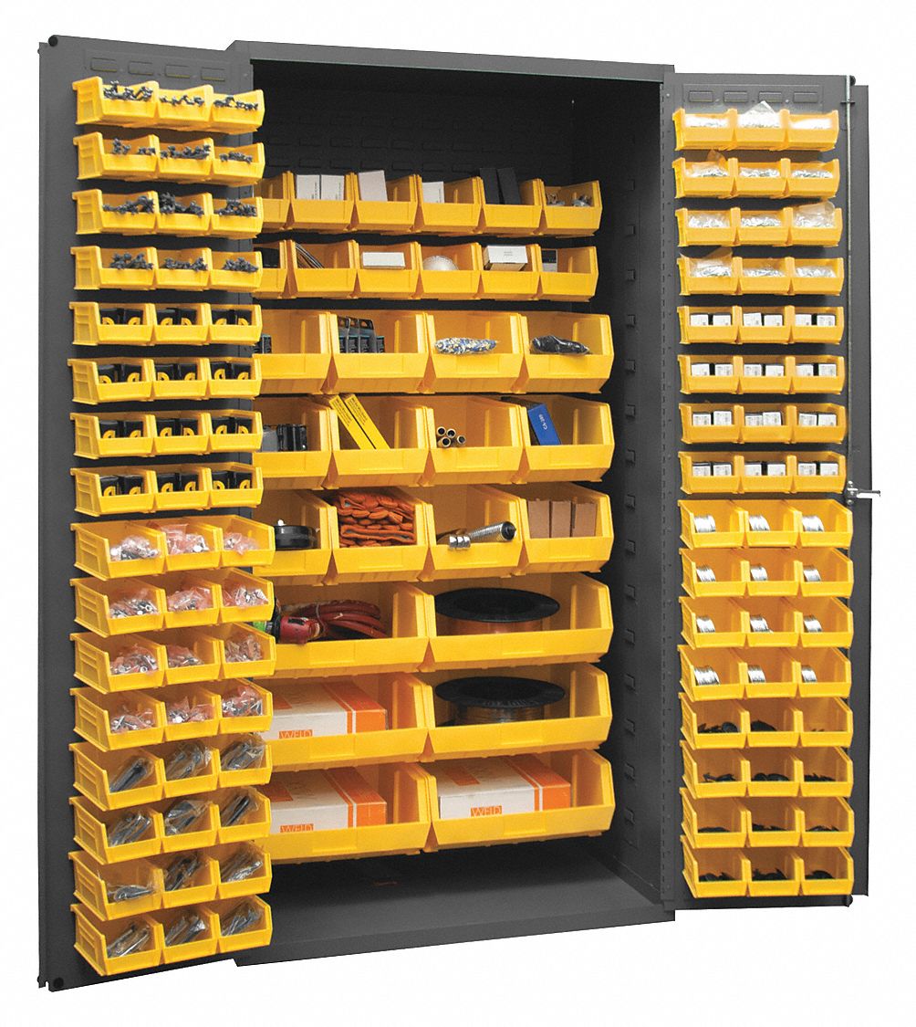DURHAM MFG Bin 36 in x 24 in 72 in, 0 Shelves, 126 Bins