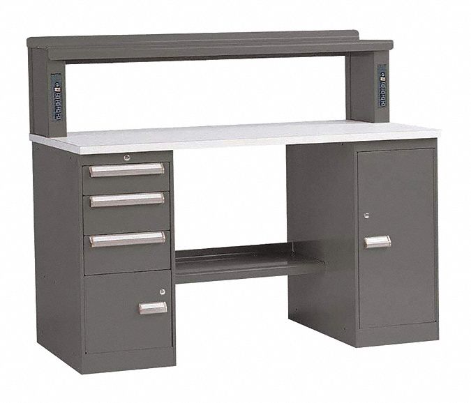 K8143 Workbench Office Gray 72 W Unassembled