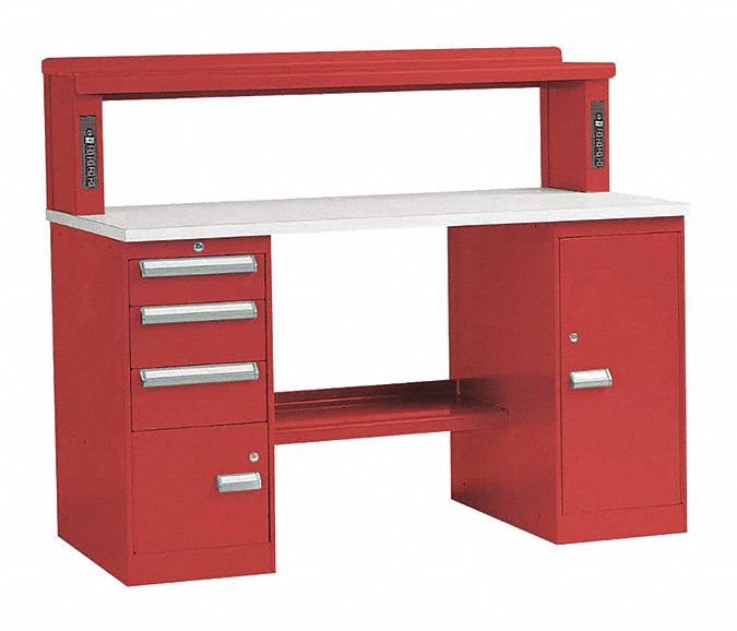 K8143 Workbench Cherry Red 72 W Unassembled