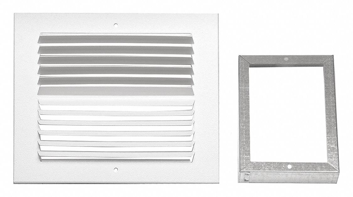 Casing Grill: Side, Metal, 10 in x 8 in x 6 in