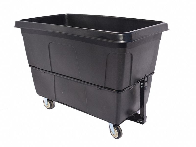 Cube Truck: 27 cu ft Cubic Foot Capacity, 1, 200 lb Load Capacity, Black, Std, Std