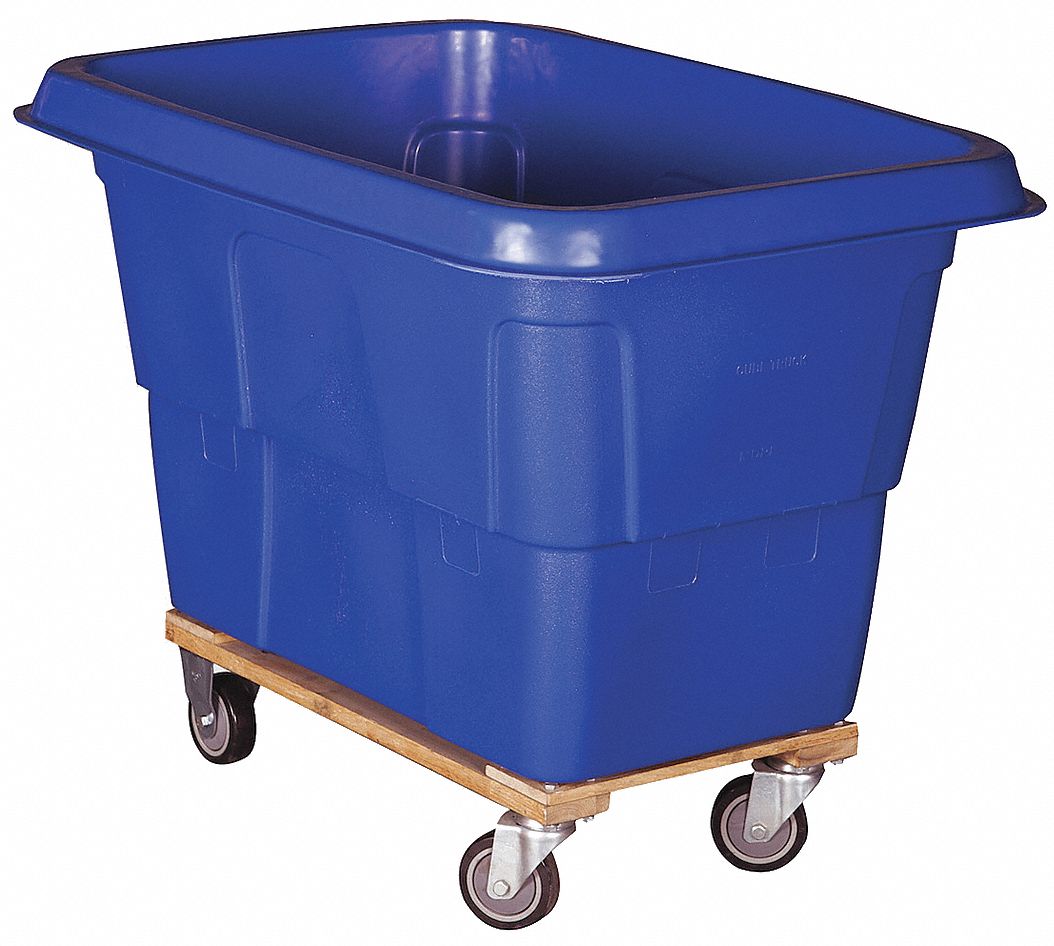 Cube Truck, Cubic Foot Capacity 11.9 cu ft, Blue Grainger