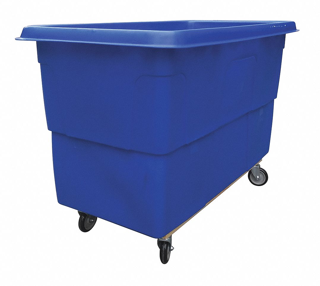 Cube Truck, Cubic Foot Capacity 27.0 Cu Ft, Blue - Grainger