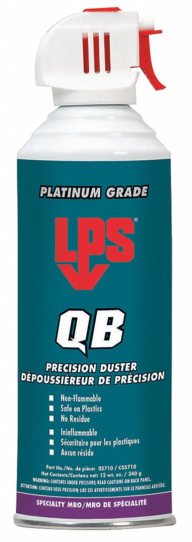 Aerosol Duster: 16 oz, Aerosol Spray Can, Nonflammable