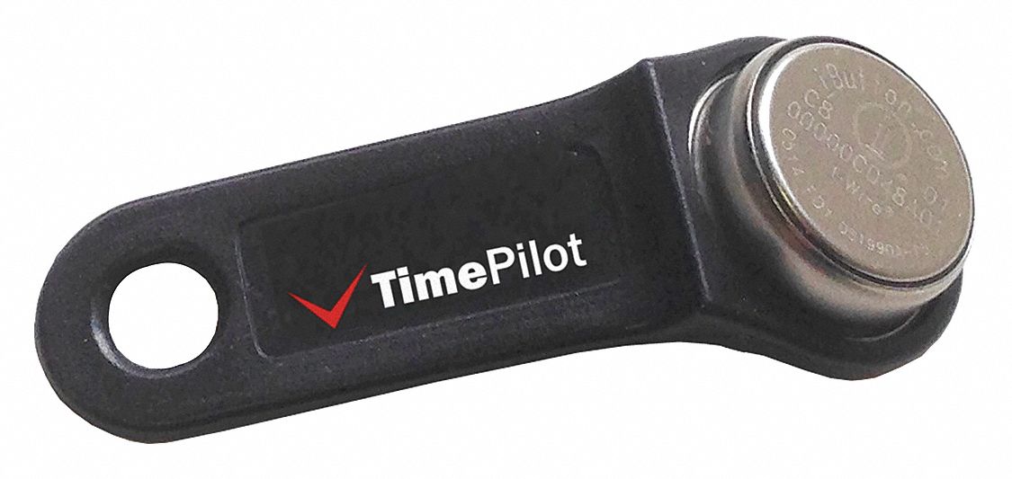 TIMEPILOT, Keychain, Oblong, iButton Keytabs 36FN061010 Grainger