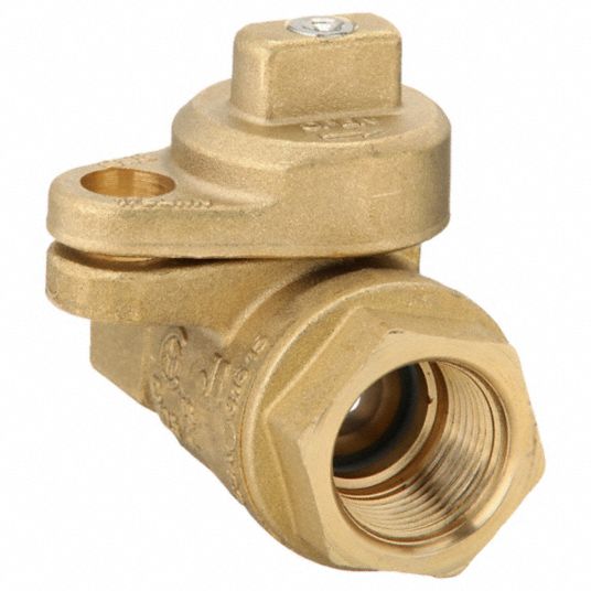 JOMAR VALVE, 3/4 in, Brass, Manual Two-Way Ball Valve - 36FN29|240-004B ...