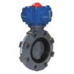 PVC Pneumatically Actuated Butterfly Valves