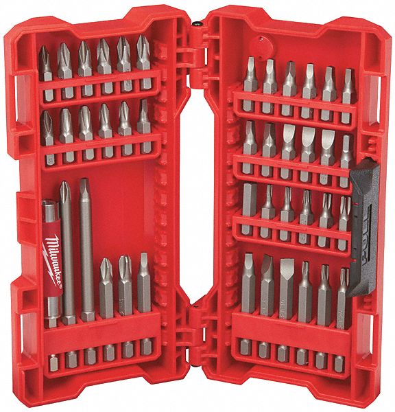 SCREWDRIVER BIT SET,42 PCS,1/4IN SHANK