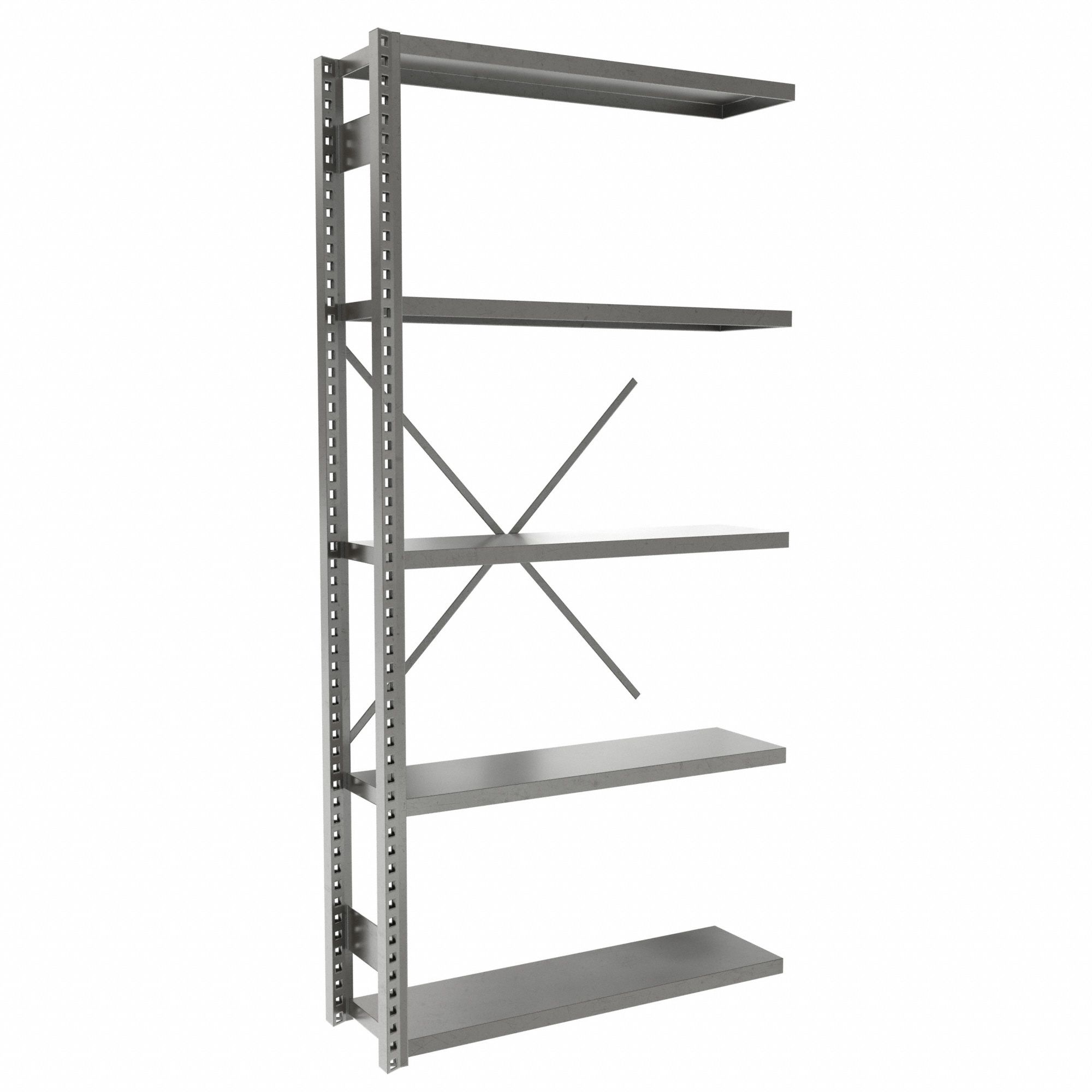 EQUIPTO, AddOn, HeavyDuty, Metal Shelving 36G113661Y5AGY Grainger