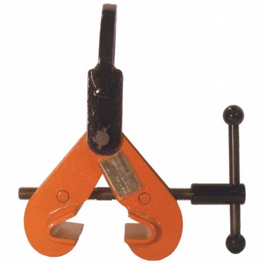 RENFROE Beam Clamp: Vertical Lift, 10,000 lb Safe Working Load, 6 in to 10  in Jaw Capacity