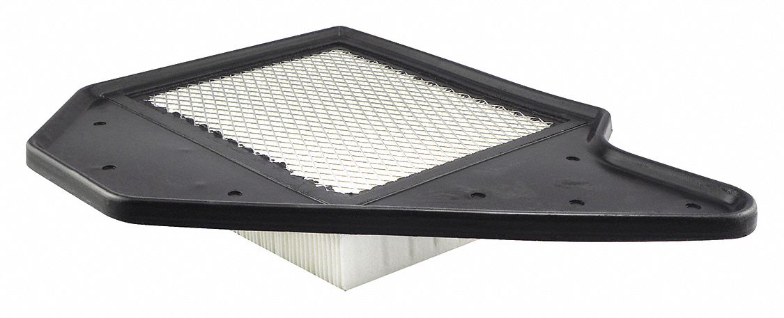 Automotive Air Filter: Panel, Engine, Rectangular, Panel, 12 3/4 in Overall Lg