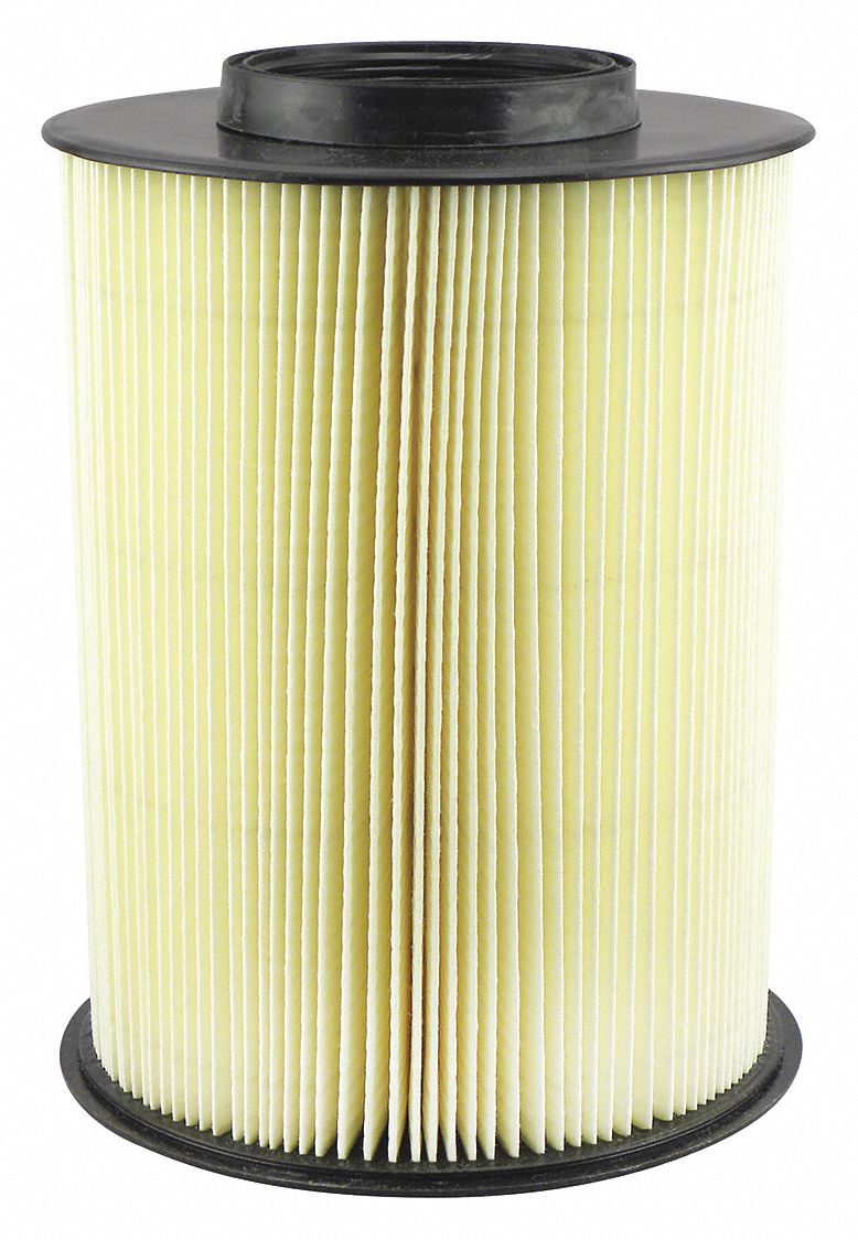Automotive Air Filter: Round-Oval, Engine, Round, Radial Seal, 8 5/16 in Overall Ht