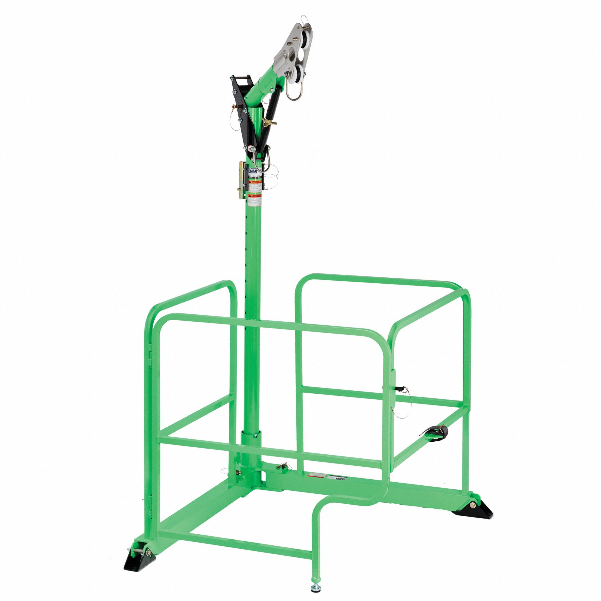 4-in-1 Davit Guard Aluminum 7 3/8 ft H