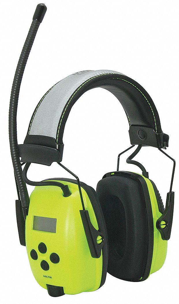 HONEYWELL HOWARD LEIGHT OvertheHead Electronic Ear Muffs, 25 dB Noise Reduction Rating NRR