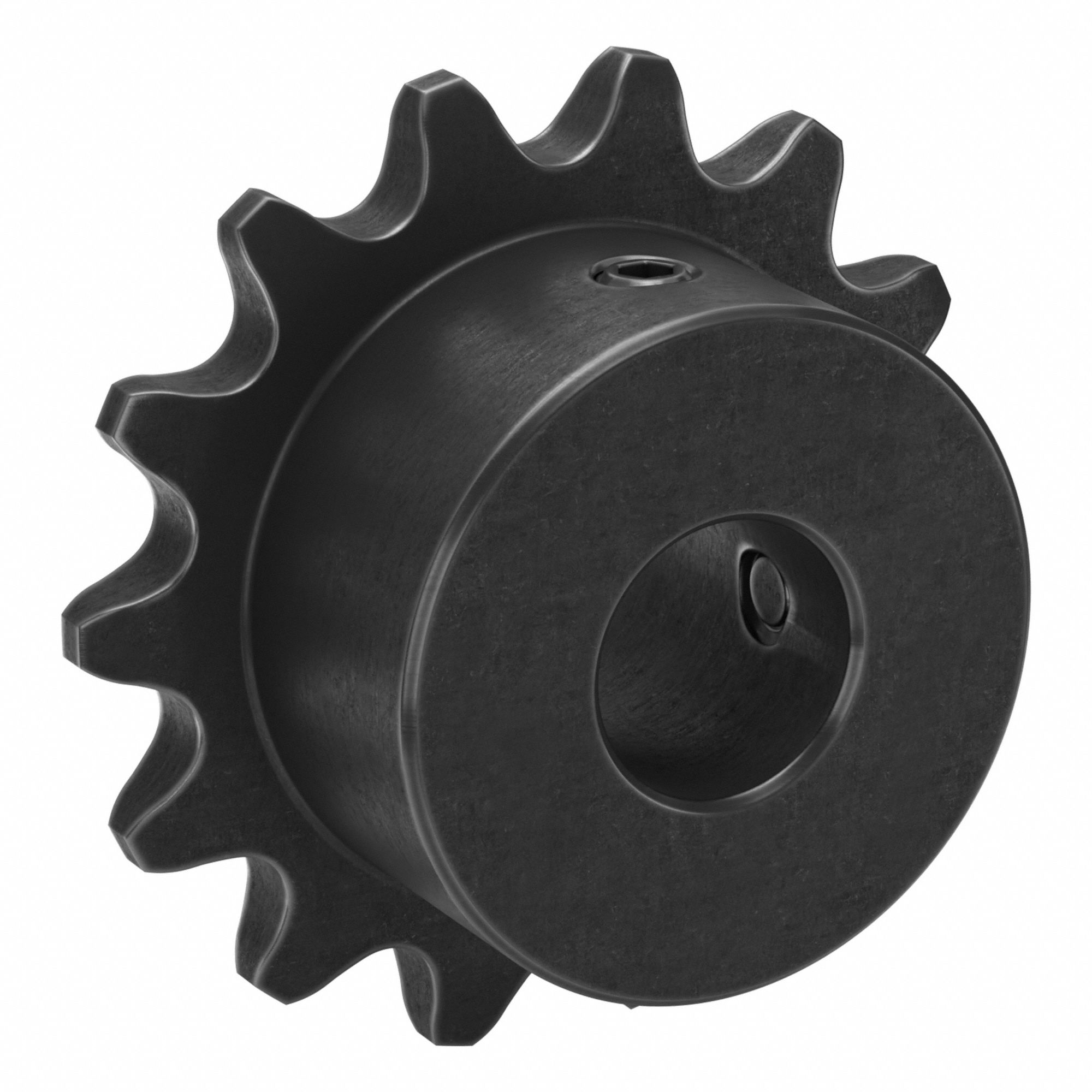Sprocket: 35, For 3/8 in Chain Pitch, 1/2 in Bore Dia, 14 Teeth, 1.685 in Pitch Dia, Steel