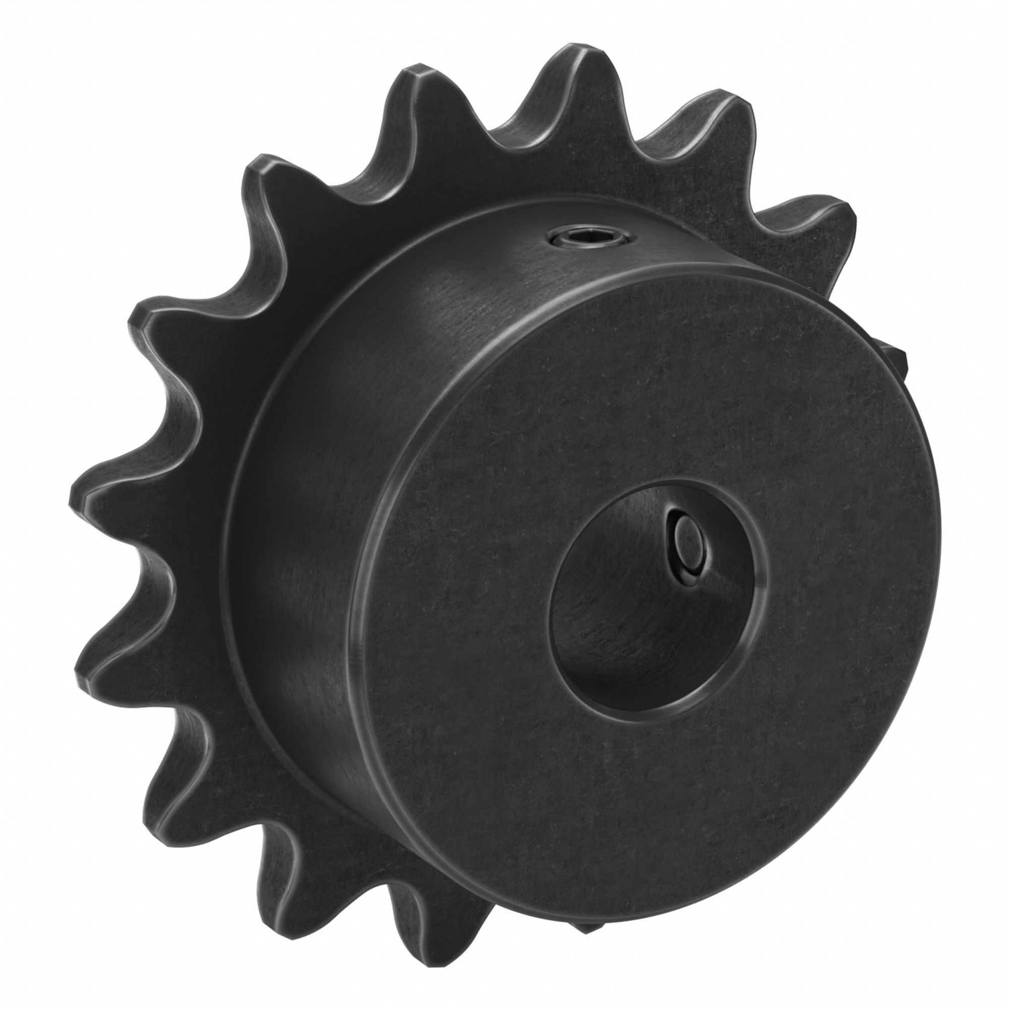 Sprocket: 35, For 3/8 in Chain Pitch, 1/2 in Bore Dia, 16 Teeth, 1.922 in Pitch Dia, Steel
