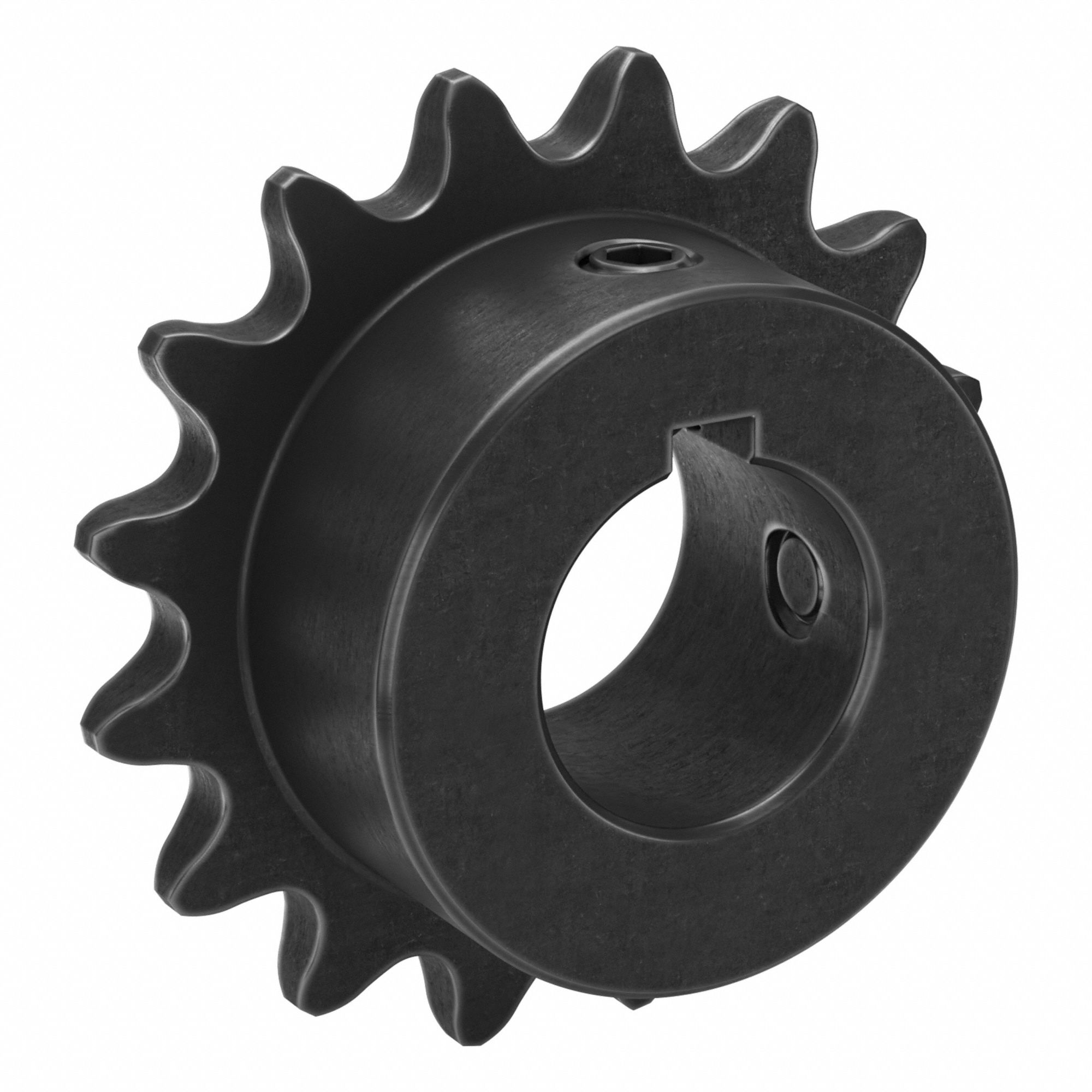 Sprocket: 35, For 3/8 in Chain Pitch, 3/4 in Bore Dia, 16 Teeth, 1.922 in Pitch Dia, Steel