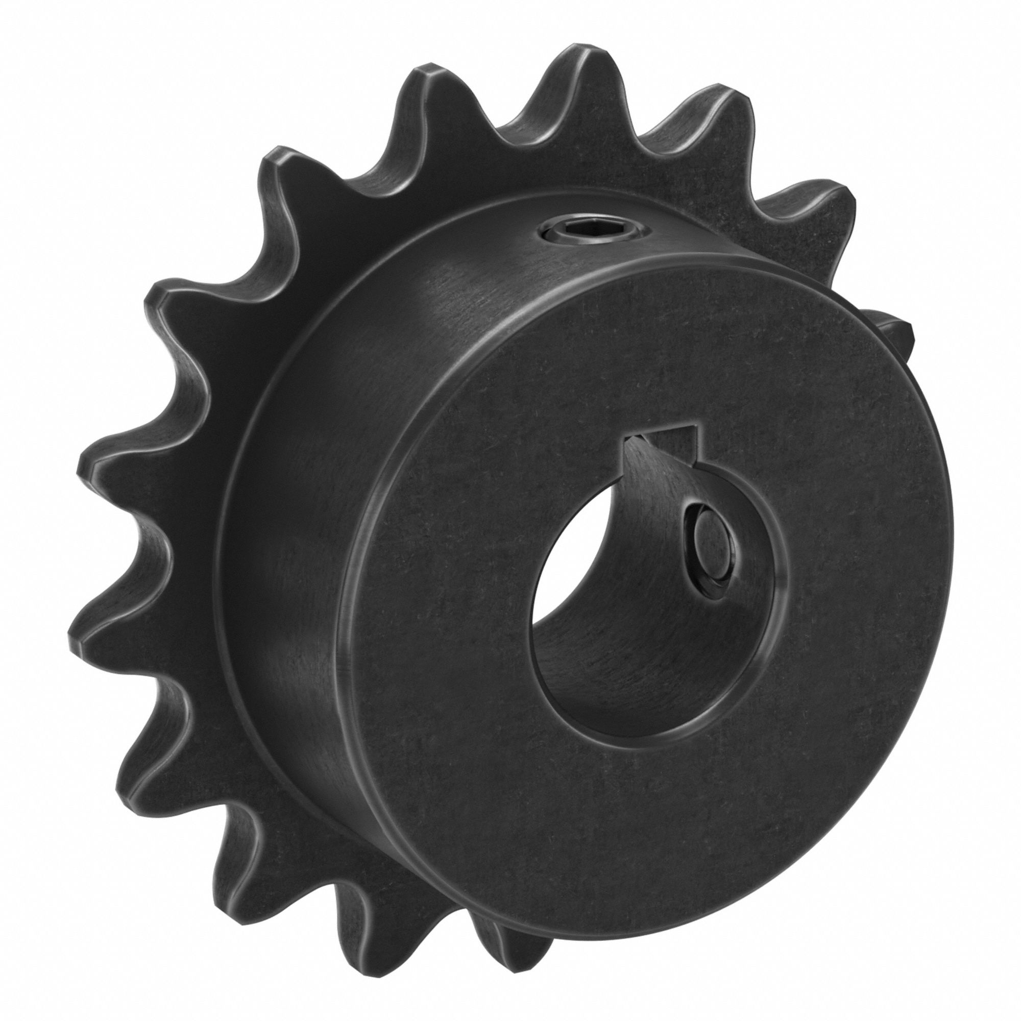 Sprocket: 35, For 3/8 in Chain Pitch, 5/8 in Bore Dia, 17 Teeth, 2.041 in Pitch Dia, Steel